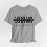 Just a Christian Loving God and People T-shirt Christian Lifestyle Fashion and Faith-Inspired Apparel T-Shirt with Religious Graphics Ideal Religious Gift Ideas for Men and Women