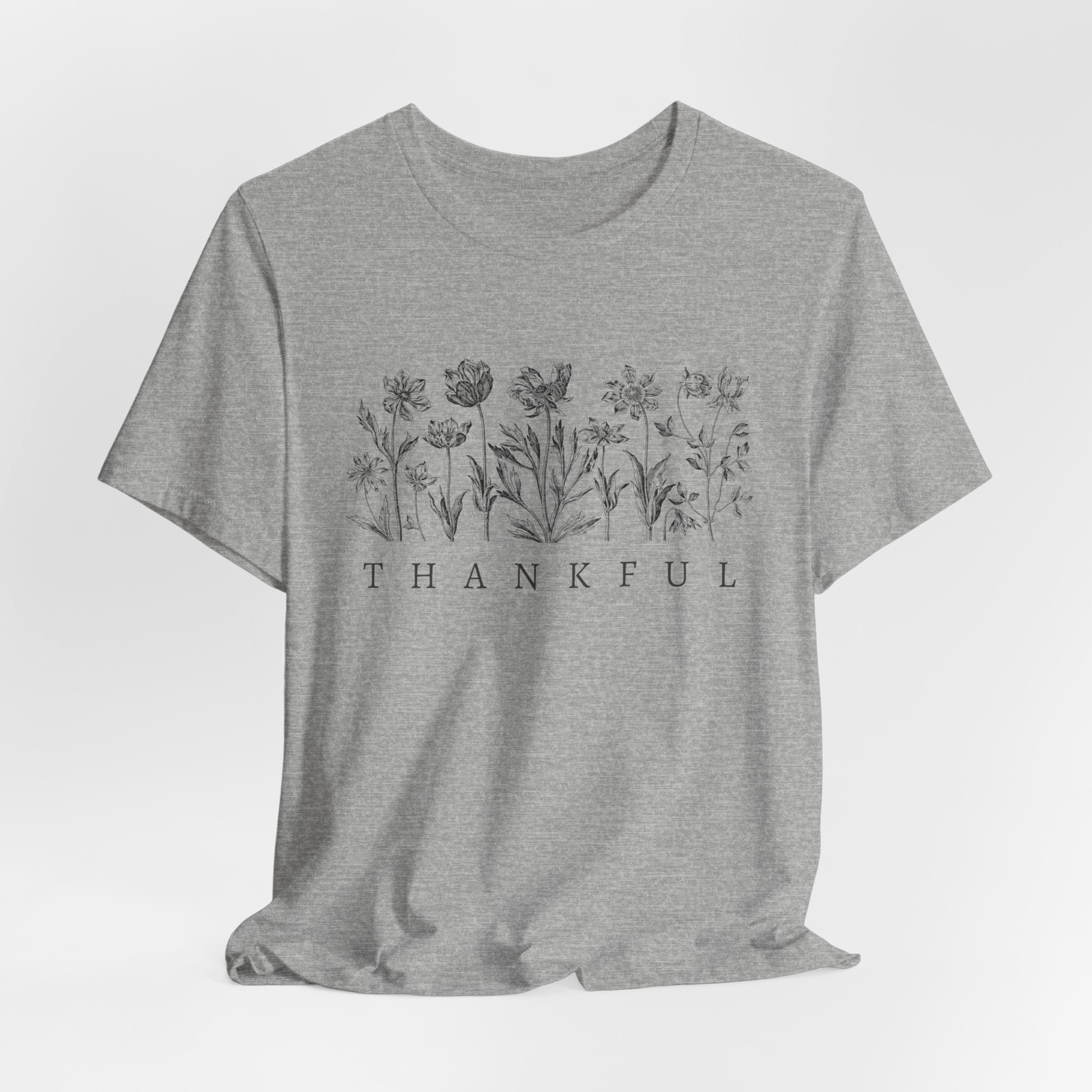 Thankful Faith Inspired Christian T Shirt for Christian Women